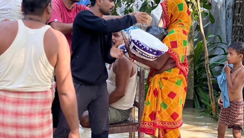 सुनसरीका बाढी पीडितलाई बिभिन्न दातृ निकायको राहत